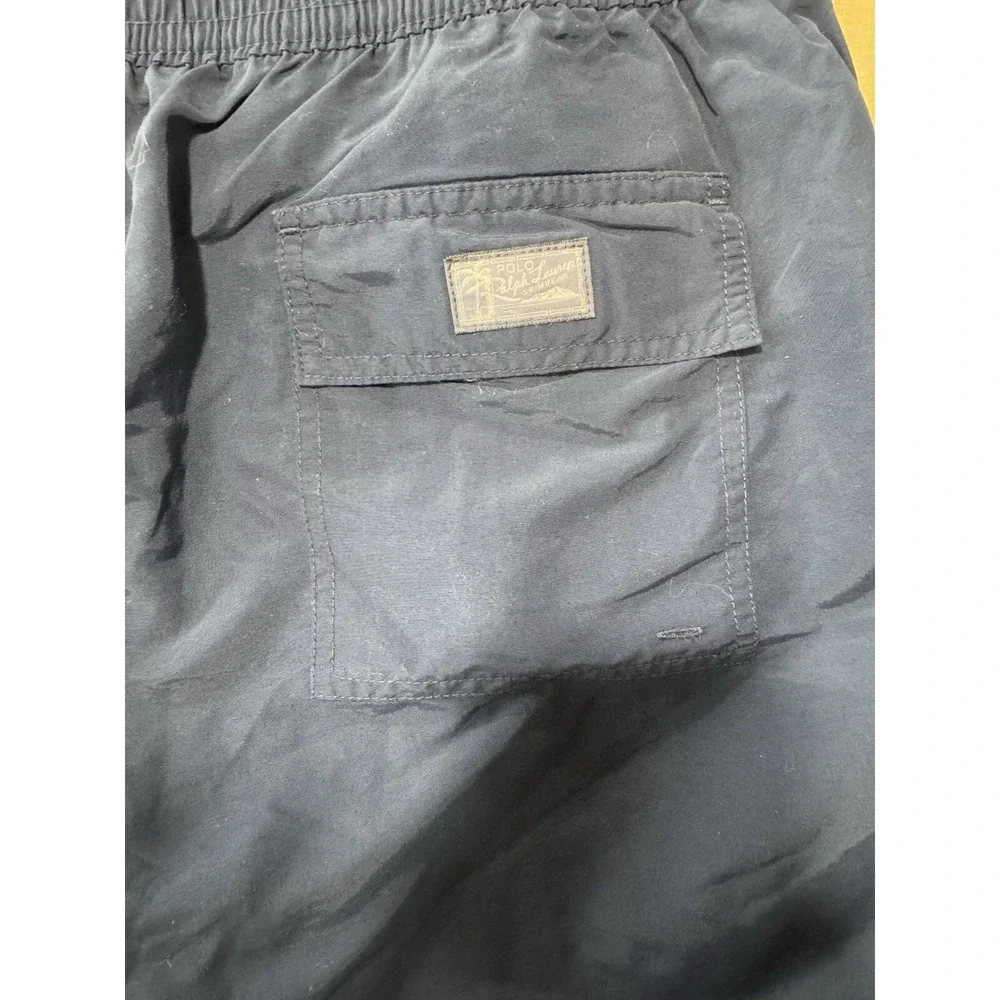 Ralph Lauren Men's Swim Trunks Size XL Swimwear‎ Navy/Yellow Summer Extra Large